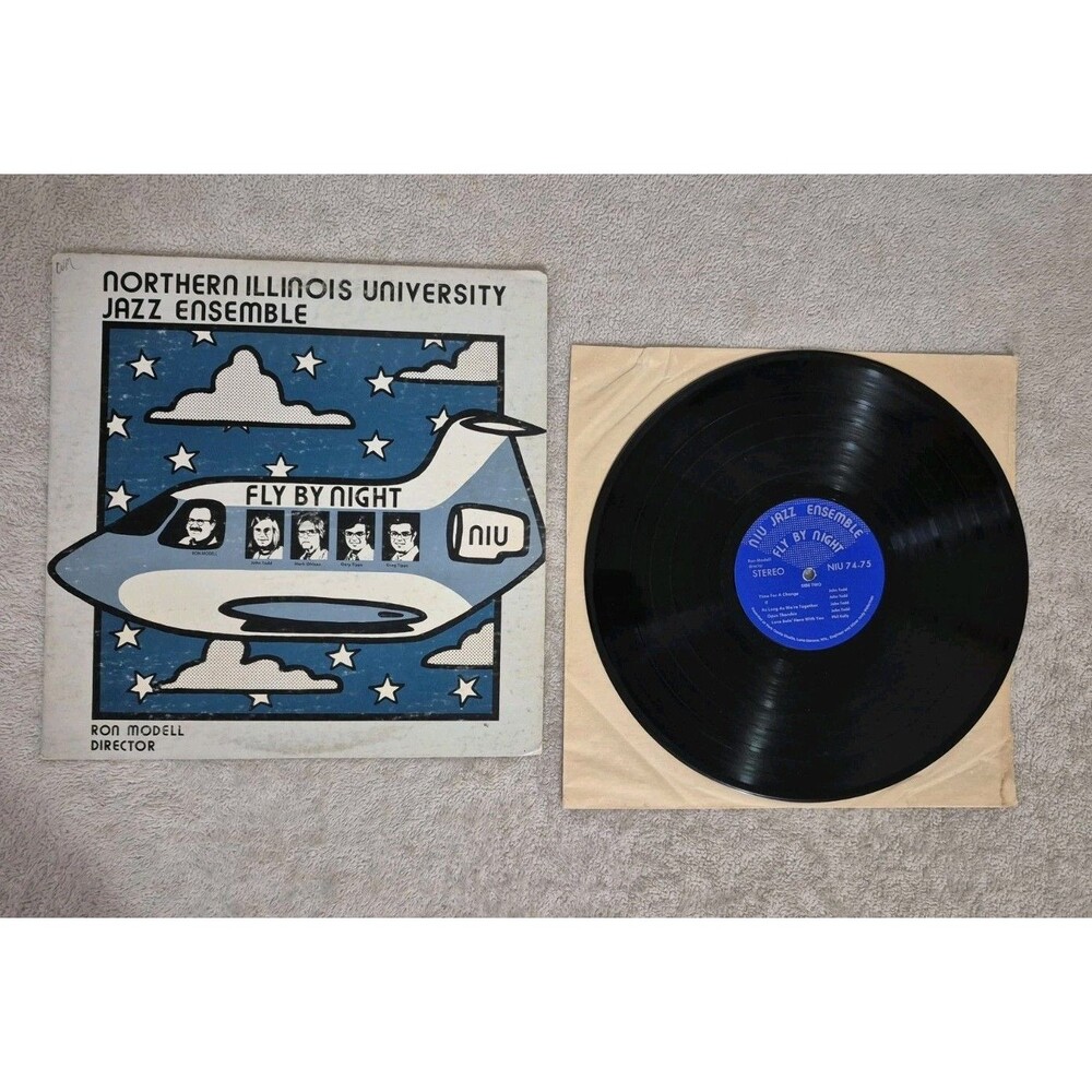 Northern Illinois Univ Jazz Ensemble Fly By Night Vinyl LP Stereo NIU 74-75